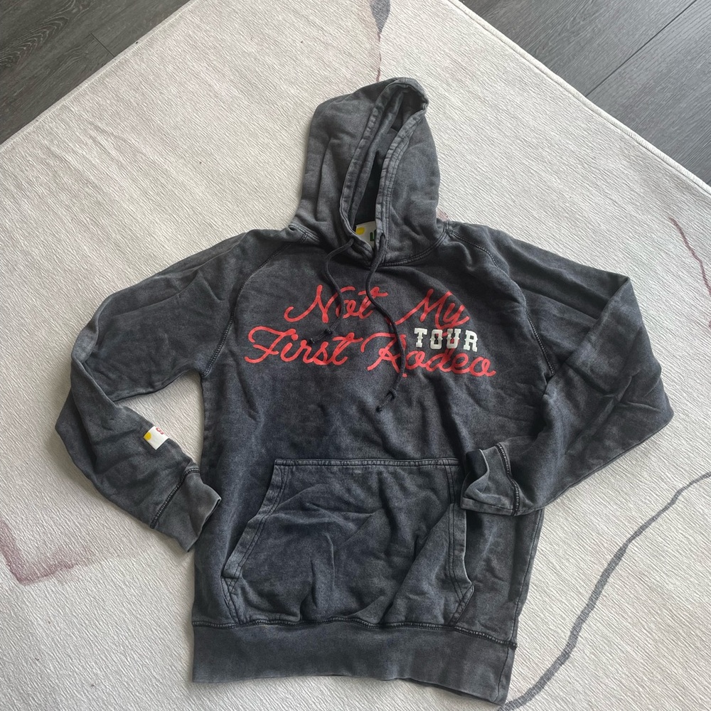 Small not my first rodeo sweatshirt